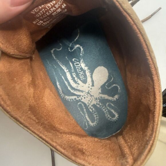 Olukai Nalukai Boot Fox Bone Leather Men\'s Size 11 EUC Ankle Chukka Shoes main image 10